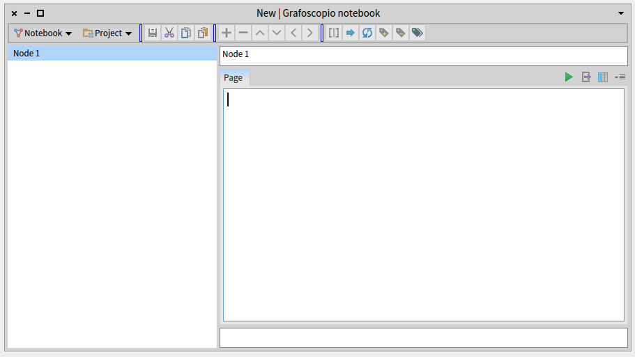 An empty code node. 